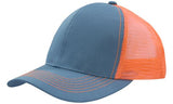 000964 Breathable Poly Twill Cap w/Mesh Back