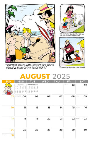 Galleria Wall Calendar 2025 Dennis the Menace