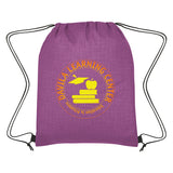 Crosshatch Non-woven Drawstring Bag