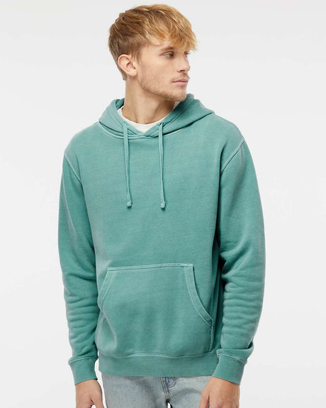 Independent Trading Co. Unisex Midweight Pigment-Dyed Hooded Sweatshirt