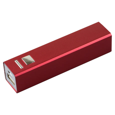 "In Charge Alloy" UL® Listed Aluminum 2200 mAh Portable Power Bank Charger