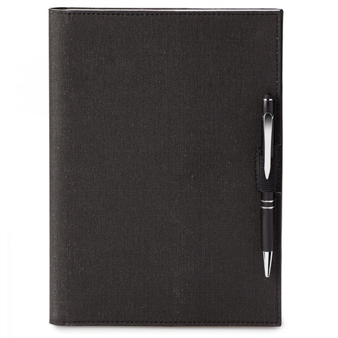 Linen Refillable Hard Cover Journal Combo