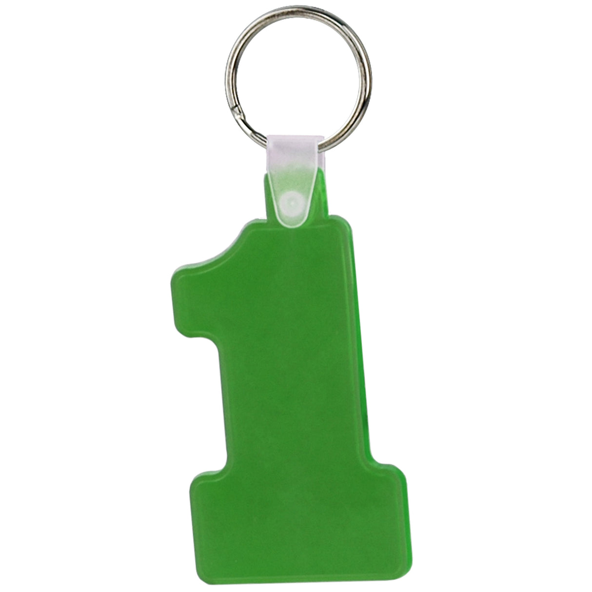 Soft Squeezable Key Tag (Number 1)