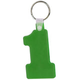 Soft Squeezable Key Tag (Number 1)