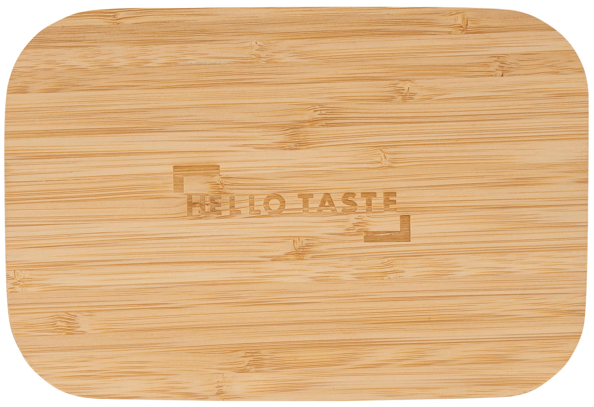 Bamboo Fiber Lunch Box with Cutting Board Lid
