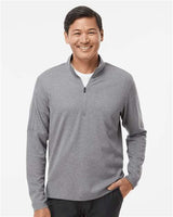 Adidas® 3-Stripes Quarter Zip Sweater