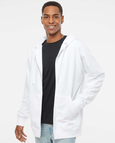 Independent Trading Co. Midweight Full-Zip Hooded Sweatshirt