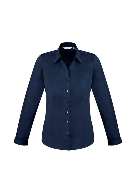 Ladies' Monaco Long Sleeve French Style Cotton Stretch Shirt