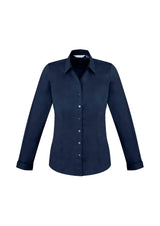 Ladies' Monaco Long Sleeve French Style Cotton Stretch Shirt