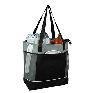 "FROST LINE" Super-Sized Insulated Zipper Cooler Tote
