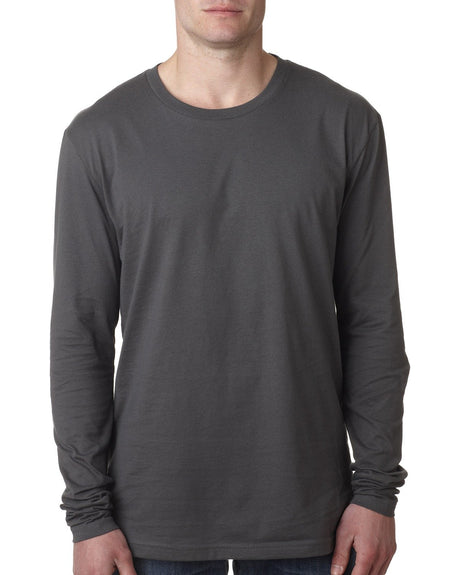 000044 NEXT LEVEL APPAREL Men's Cotton Long-Sleeve Crew