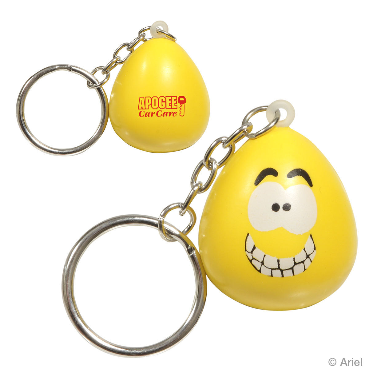Mood Maniac Stress Reliever Key Chain-Happy