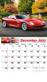 Galleria Wall Calendar 2025 Exotic Cars Eng.