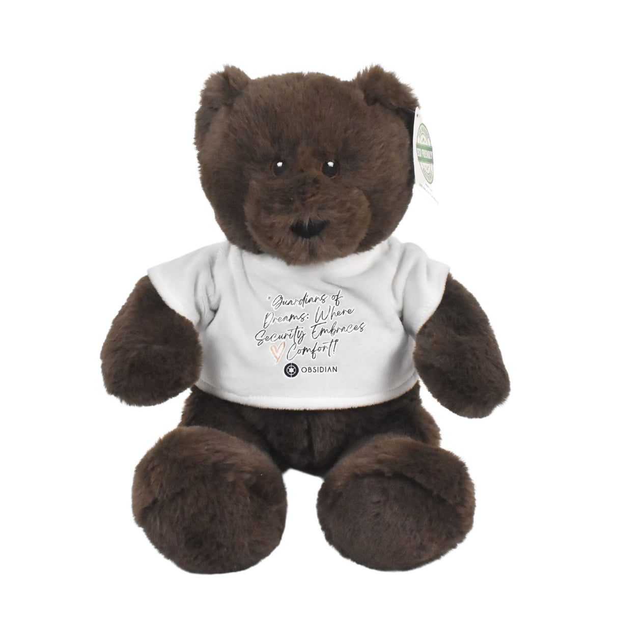 MJ-66120 Meco ECO Plush Bear MJ-66120 Meco ECO Plush Bear 12" Meco ECO Plush Brown Bear