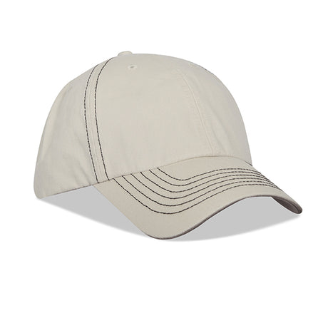 Unconstructed Bio-Washed Saddle Stitch Cap