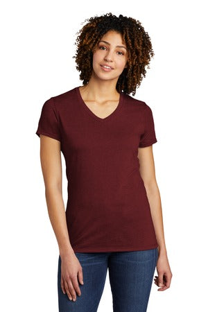 Allmade Women's Tri-Blend V-Neck Tee Shirt