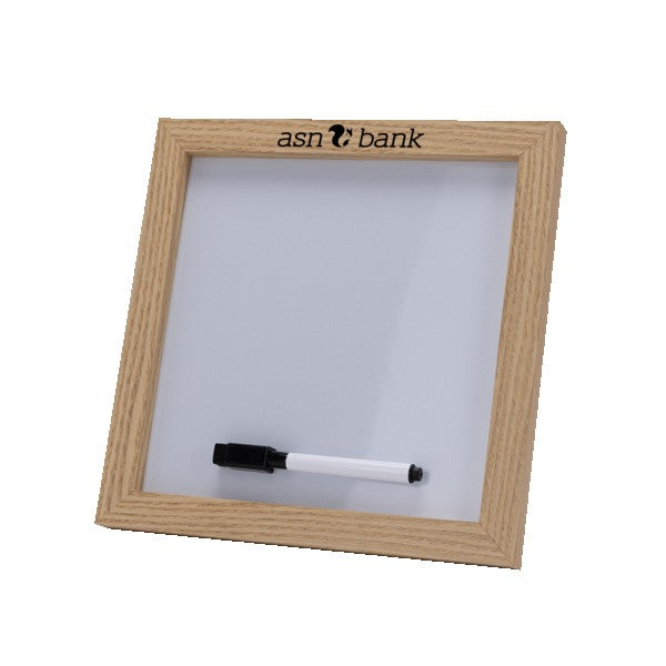 Magnetic Letter White Board w/Wood Frame