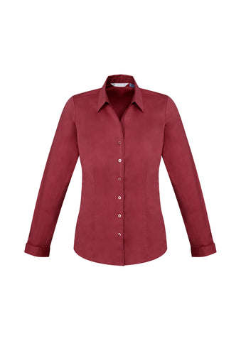 Ladies' Monaco Long Sleeve French Style Cotton Stretch Shirt