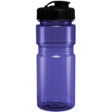 20 Oz. Translucent Recreation Bottle w/ Flip Top Lid