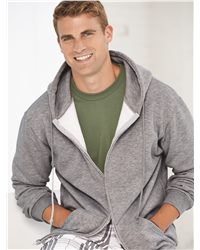 Bayside USA-Made Full Zip Hooded Sweatshirt