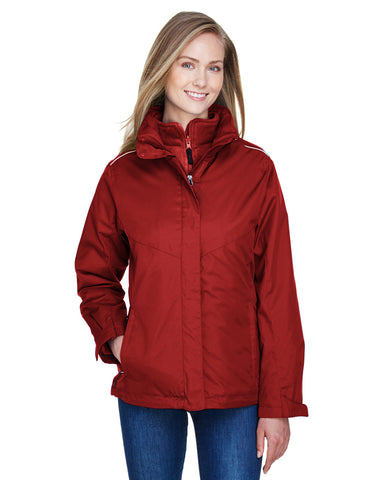 CORE 365 Ladies' Region 3-in-1 Jacket with Fleece Liner
