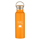 21 Oz. Liberty Stainless Steel Bottle With Wood Lid