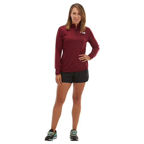 Ladies Attain Wicking 1/4 Zip Pullover