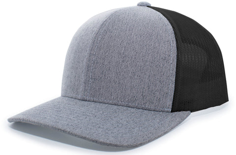 Heather Trucker Snapback Cap
