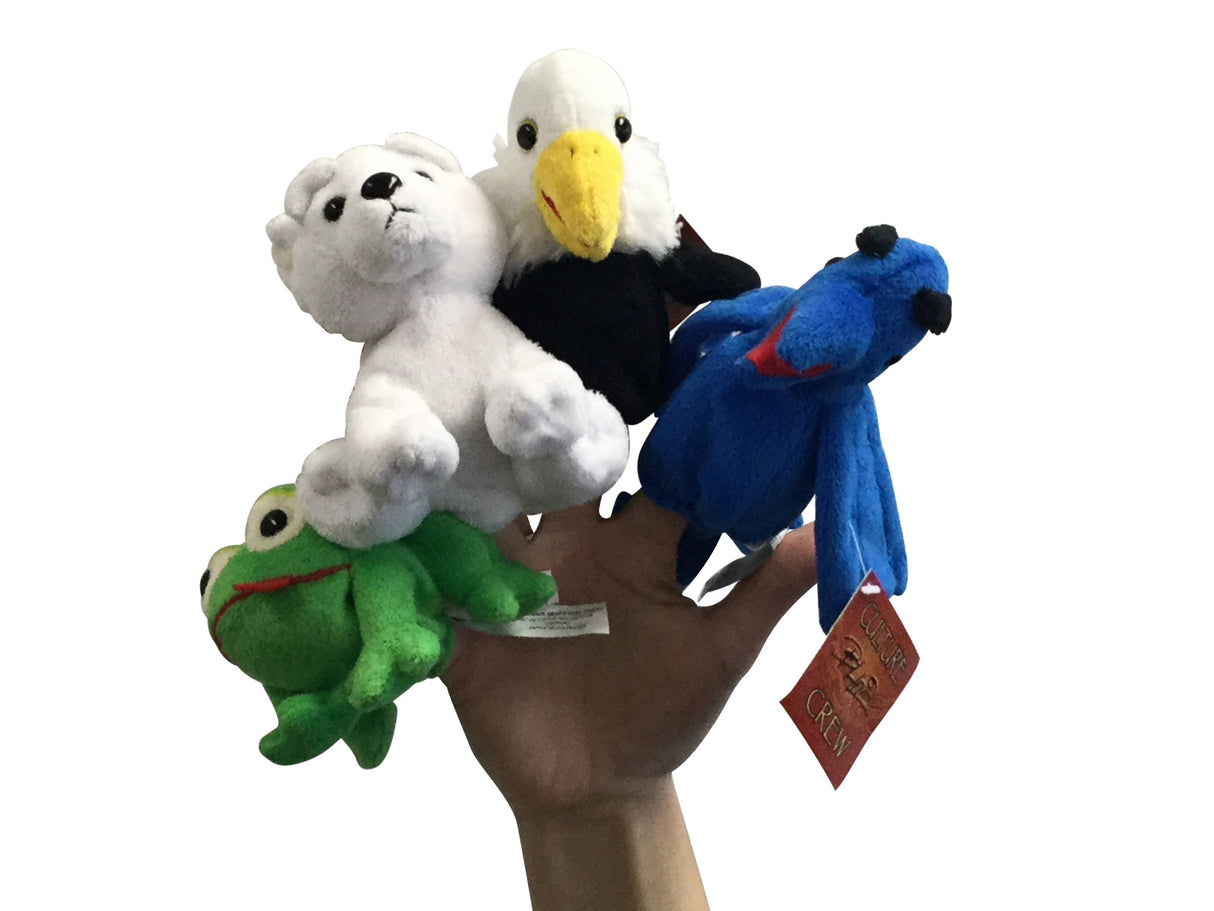 Gak the Raven Finger Puppet by Bill Helin