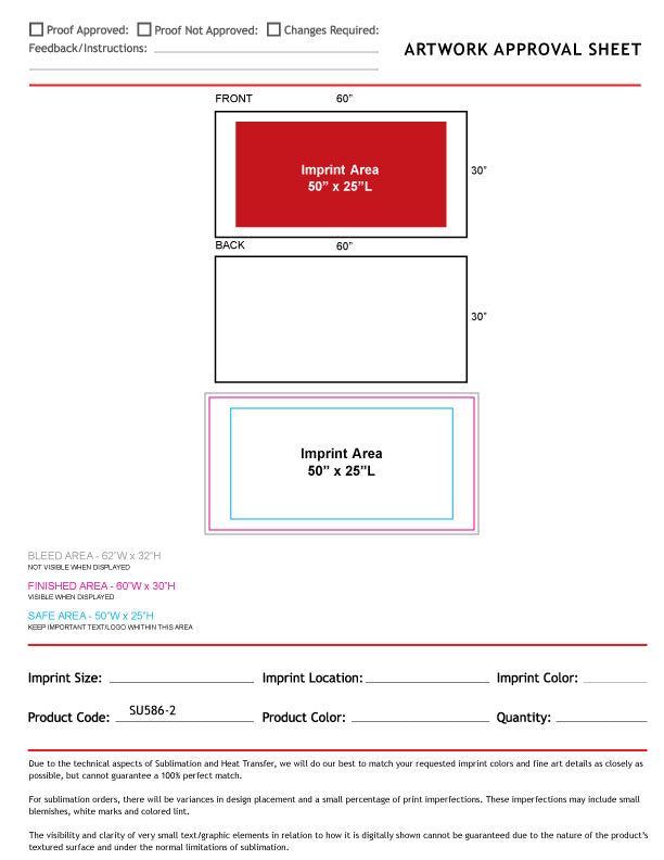 Plush and Soft Velour Terry Cotton Blend White Beach Towel, 30x60, Sublimated Full color logos