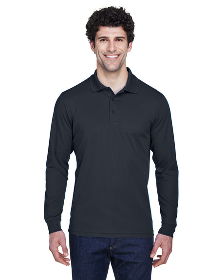 CORE 365 Men's Tall Pinnacle Performance Long-Sleeve Piqué Polo