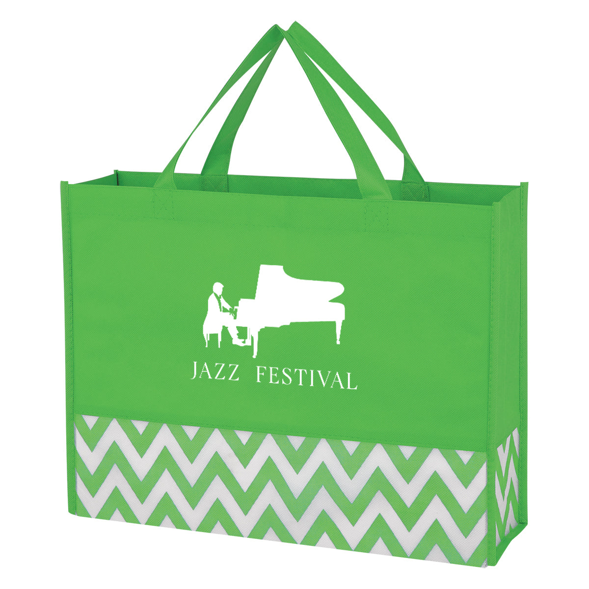 Zigzag Non-woven Tote Bag