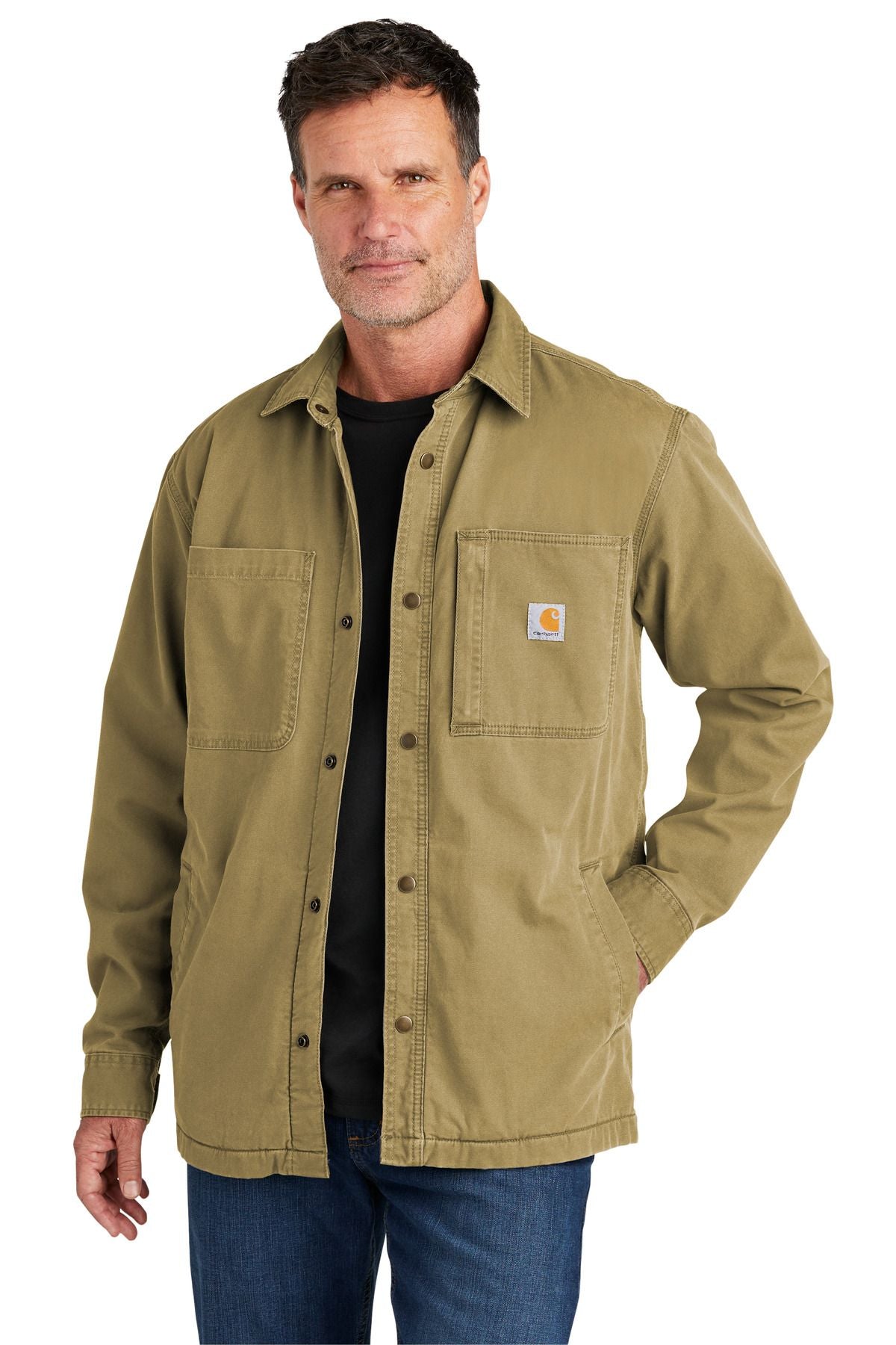 Carhartt® Rugged Flex® Fleece-Lined Shirt Jacket