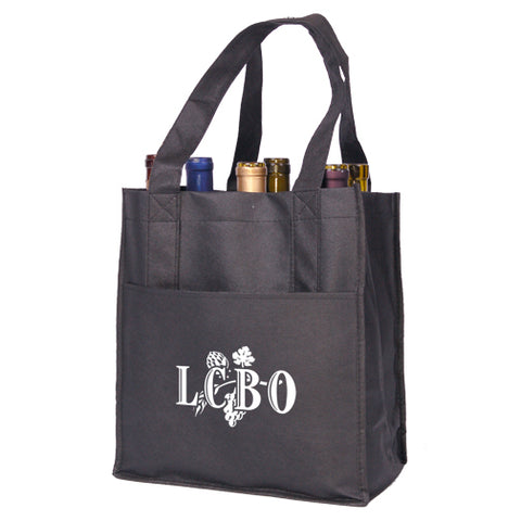 6 Bottle Wine Tote Bag