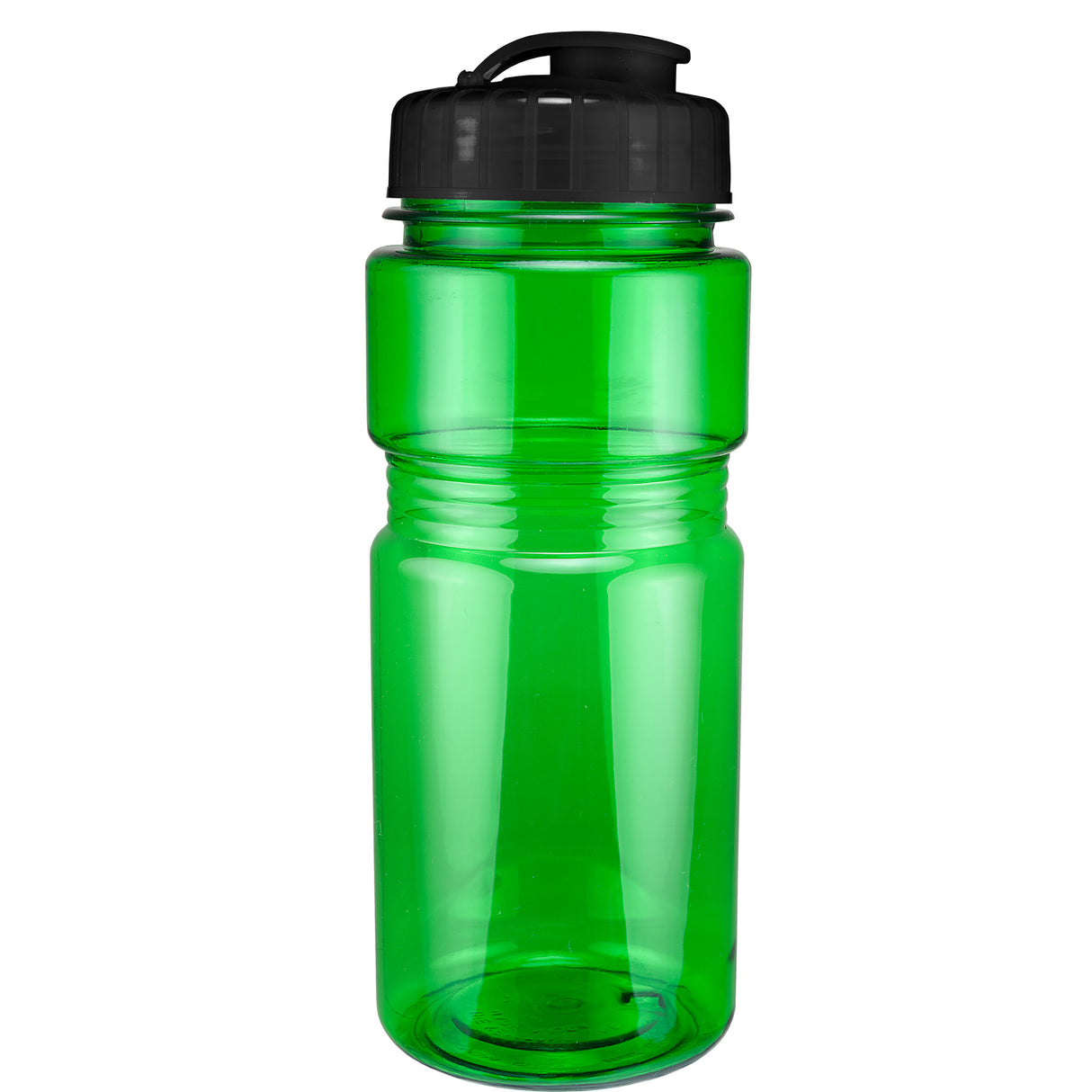 20 Oz. Translucent Recreation Bottle w/ Flip Top Lid