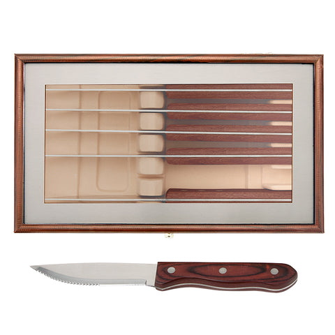 Manchurian Ash 6-Piece Steak Knife Set