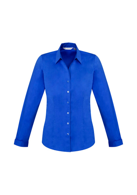 Ladies' Monaco Long Sleeve French Style Cotton Stretch Shirt