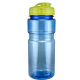 20 Oz. Translucent Recreation Bottle w/ Flip Top Lid