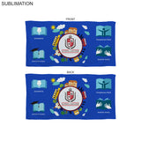 Colored Microfiber DriLite Terry Beach Towel, 30x60, Sublimated in Any PMS color Edge to Edge 2 side