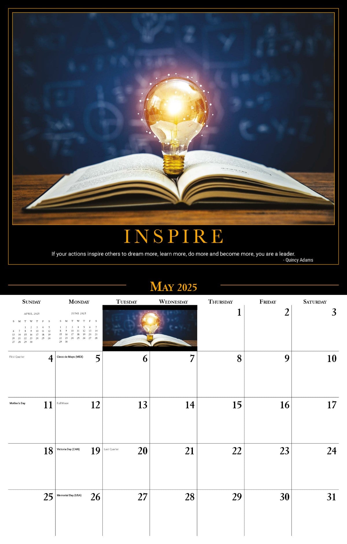 Galleria Wall Calendar 2025 Motivation