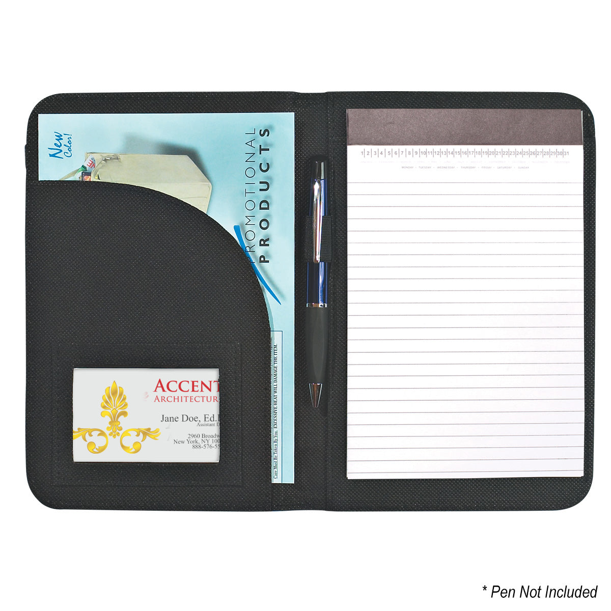 Non-woven 5" X 7" Bubble Padfolio
