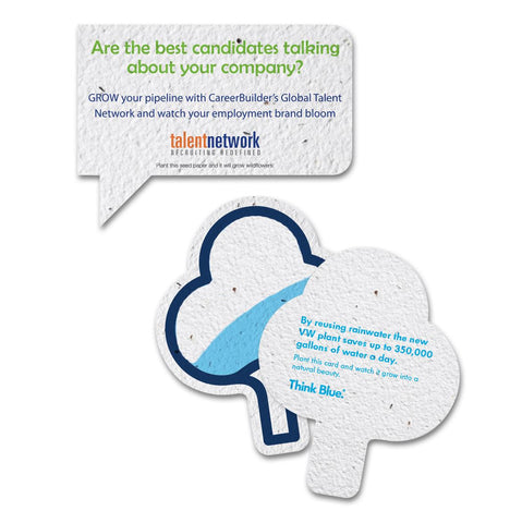 Direct Print Seeded Paper Custom Shapes (Up to 12