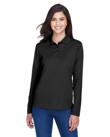 000156 CORE 365 Ladies' Pinnacle Performance Long-Sleeve Piqué Polo