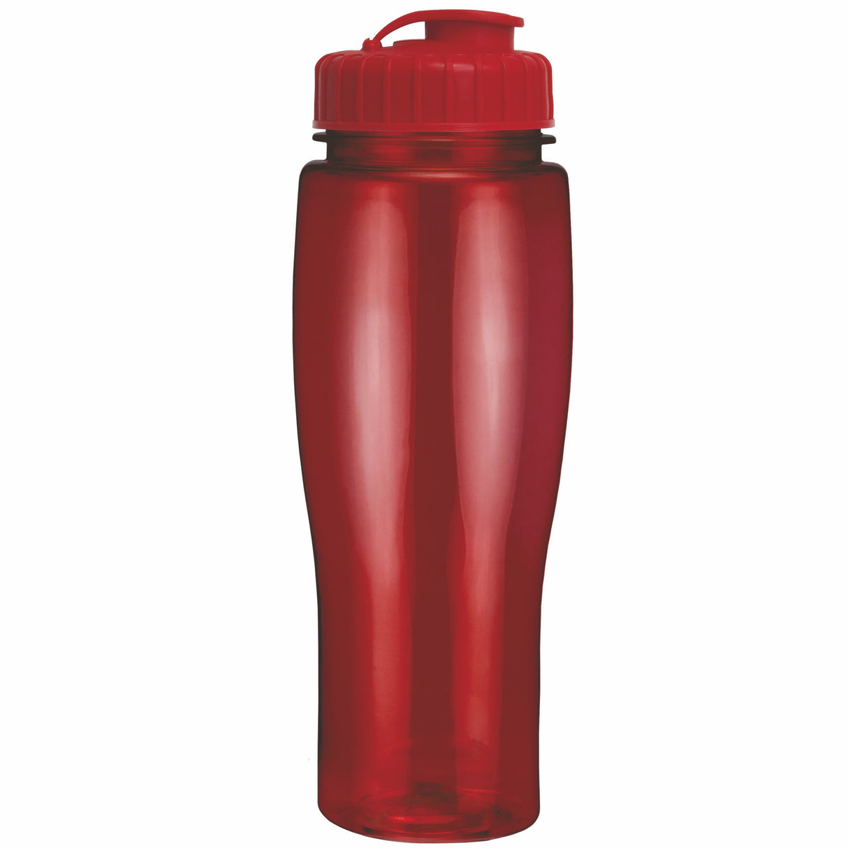 24 Oz. Contour Translucent Bottle w/ Flip Top Lid