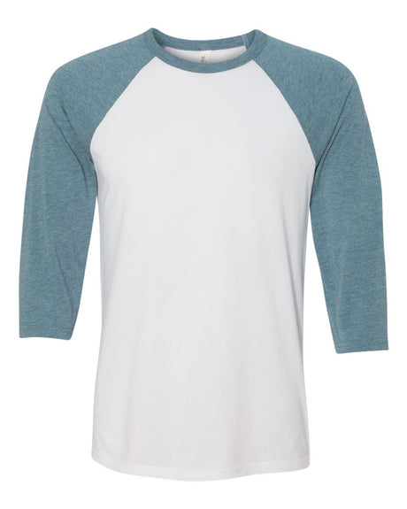 Bella+Canvas Unisex Three-Quarter Sleeve Baseball Tee