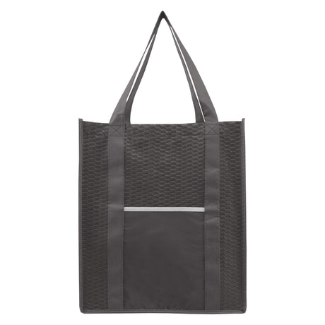 North Park Deluxe - Non-Woven Shopping Tote Bag - Metallic imprint