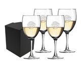 Shiraz 10.5oz wine glass nuance, Set of 4 in a Sable gift box