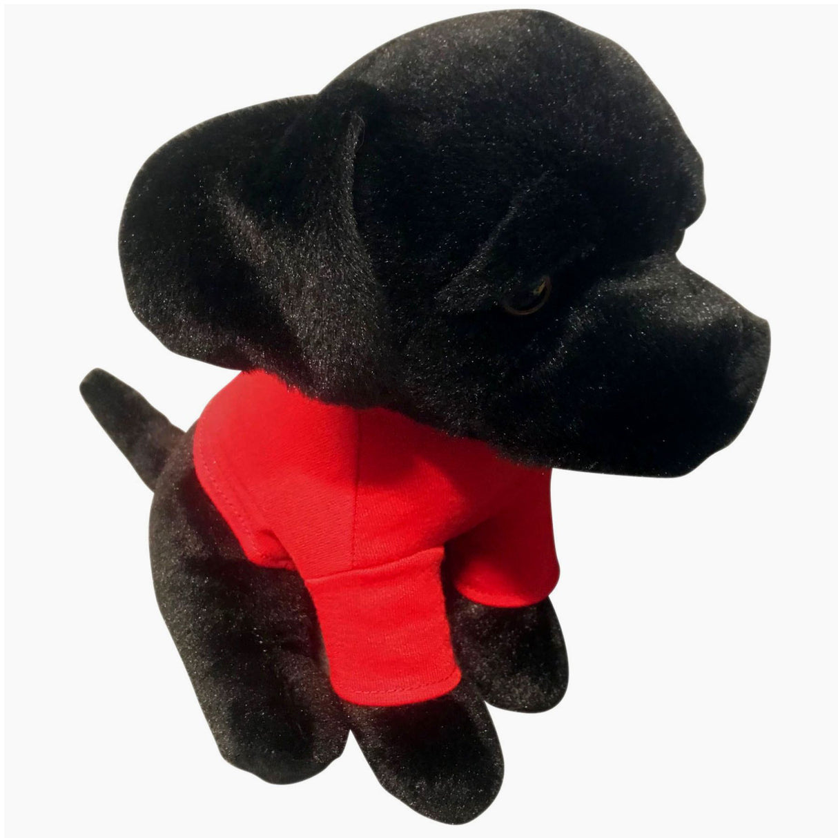 Onyx 8" Black Labrador Plush Dog Canine Collection