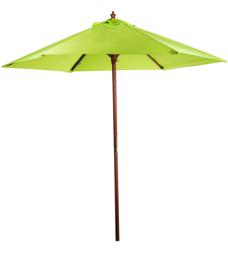 7' Wooden Market Umbrella