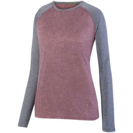 Ladies' Kinergy Two Color Long Sleeve Raglan Tee